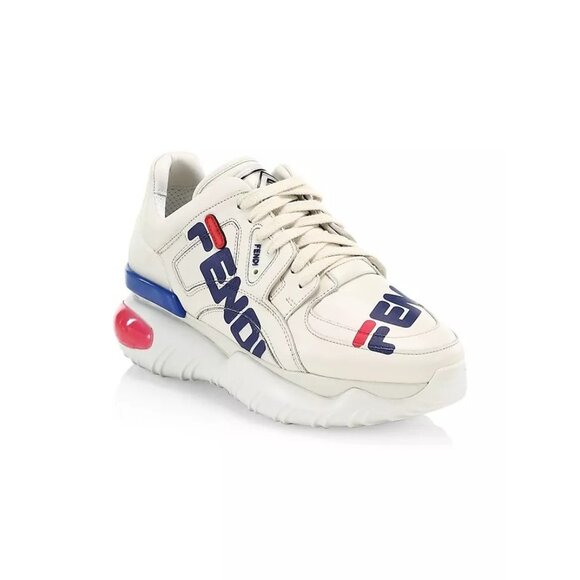 Fendi Mania Sneakers in Cream - Picture 2 of 8